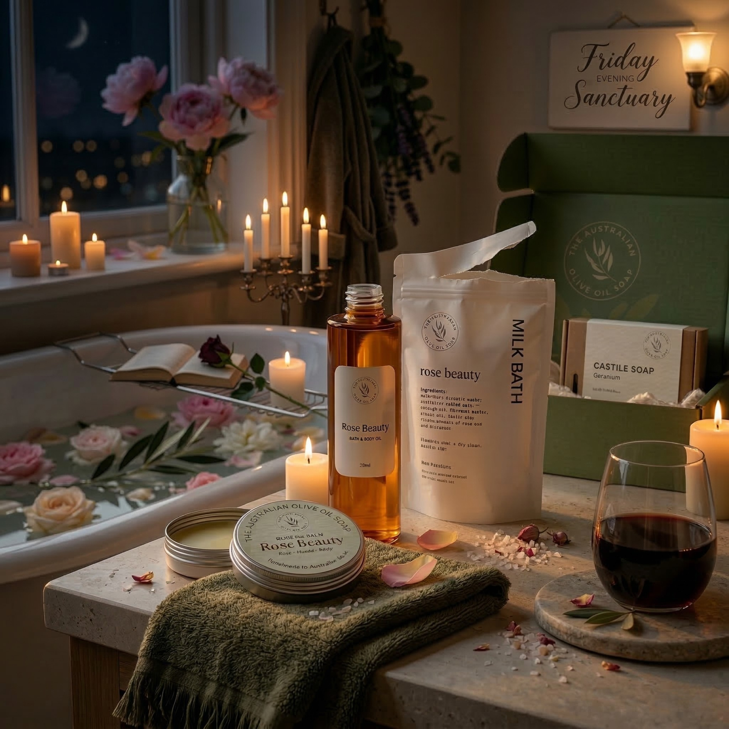 Rose Beauty Ritual Set