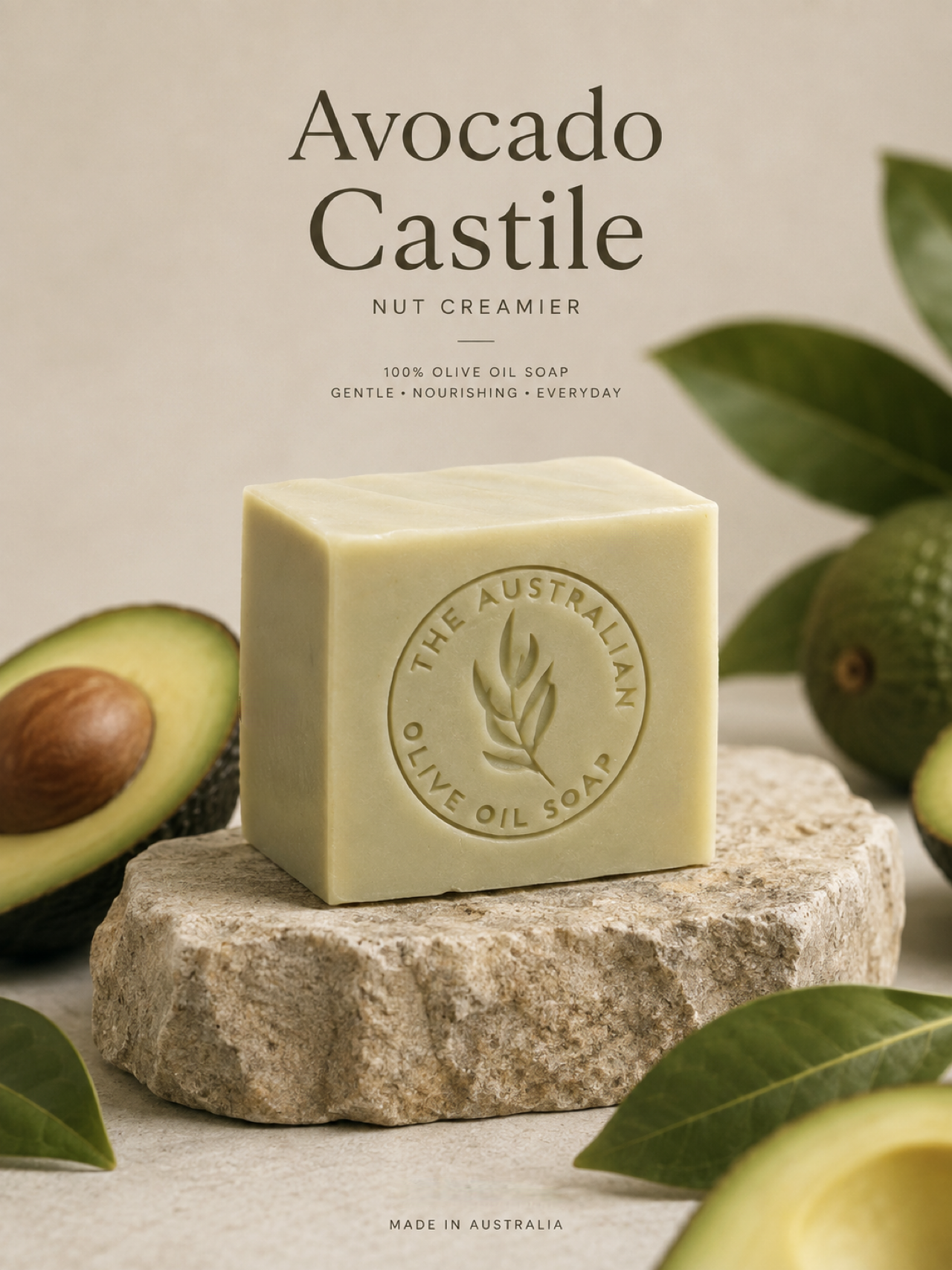 The Grove 90 — Avocado Olive & Cocoa Butter Soap