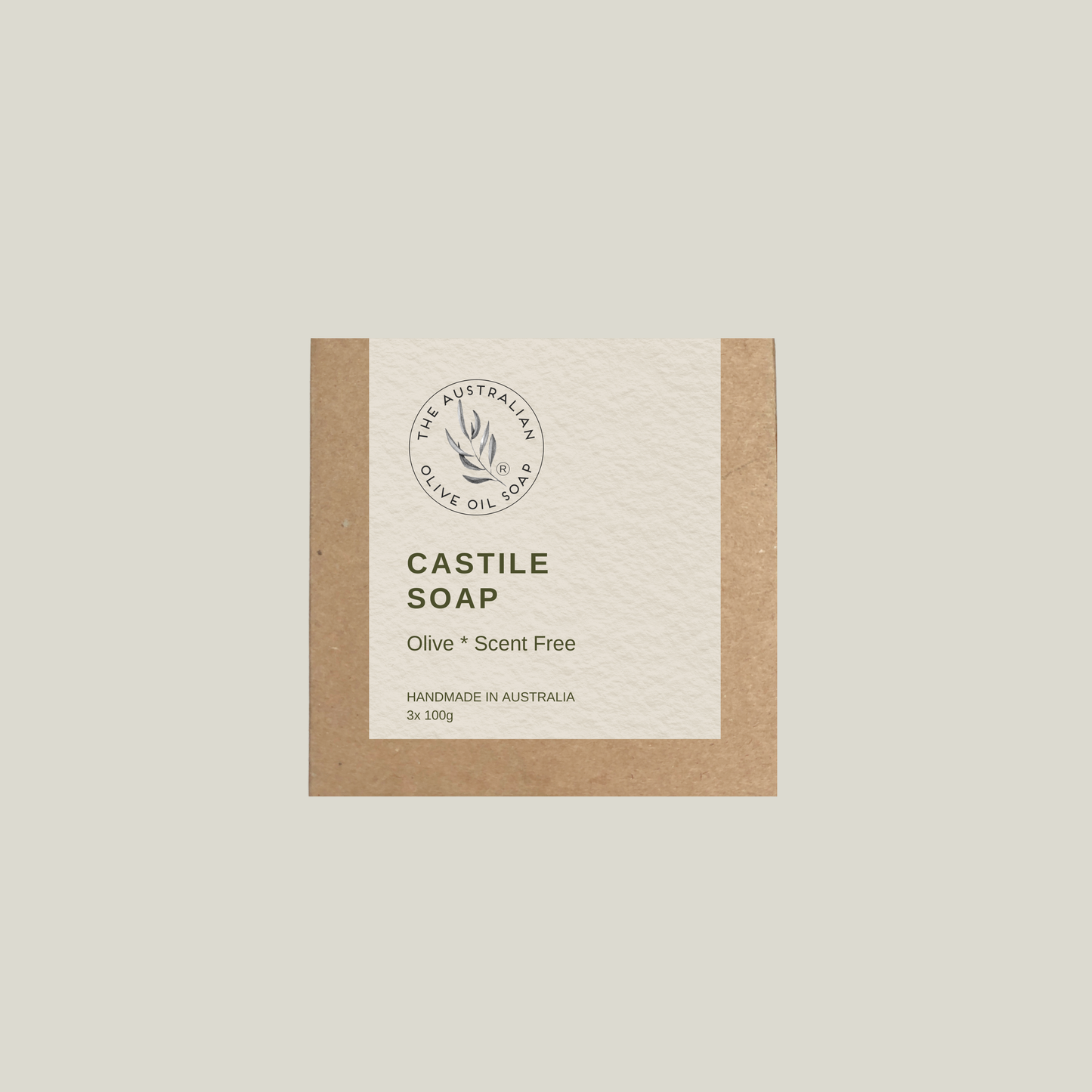 Classic Olive Castile Soap — Scent Free