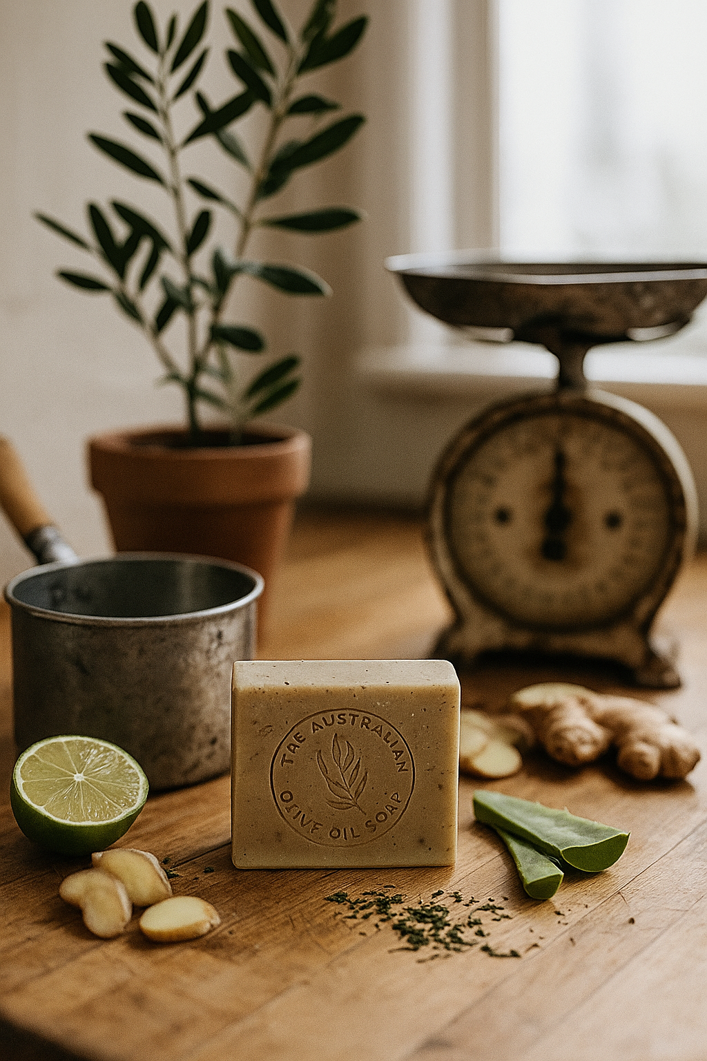 ALOE VERA GREEN TEA Ginger + Lime