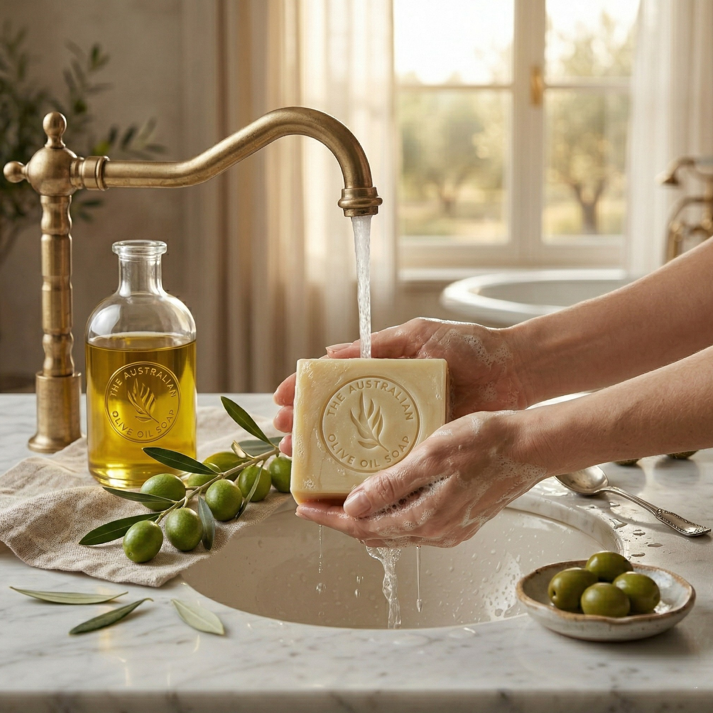 Heritage Classic Olive Castile Soap — Scent Free