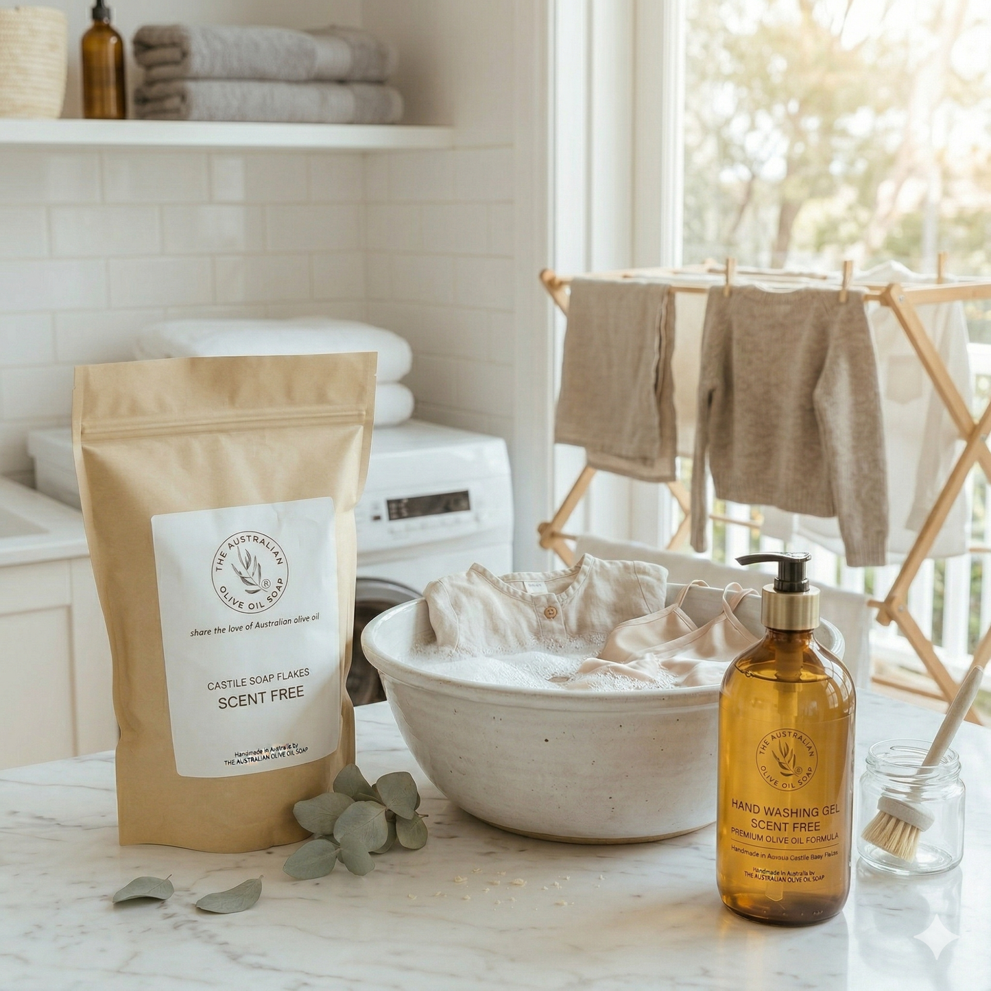 CASTILE SOAP Flakes Scent Free