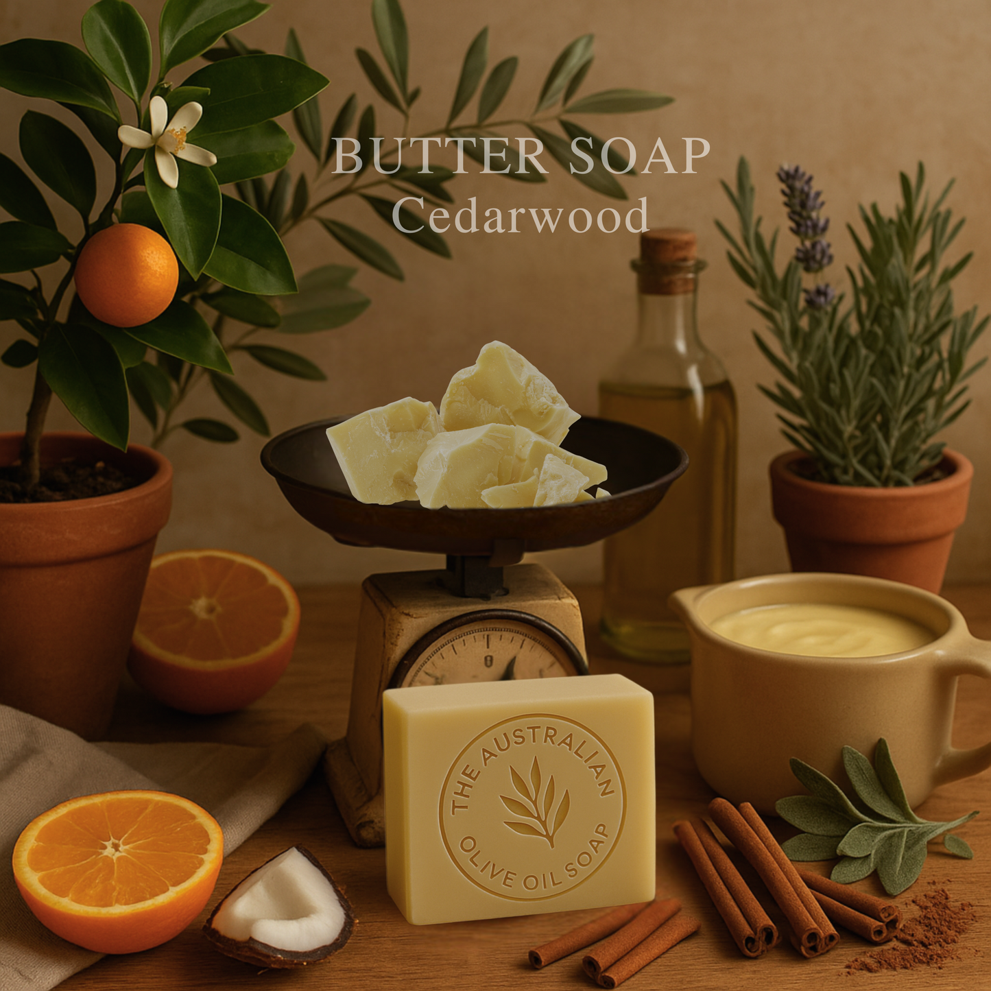 CEDARWOOD Butter Soap