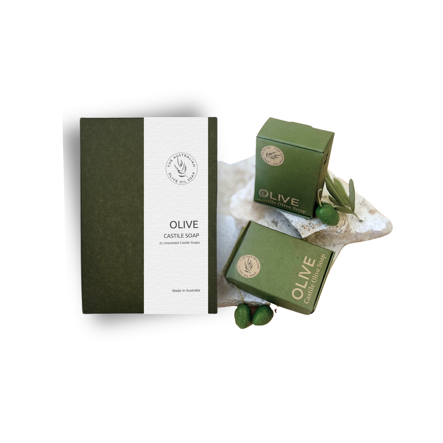 OLIVE Duo Castile Unscented Gift Set