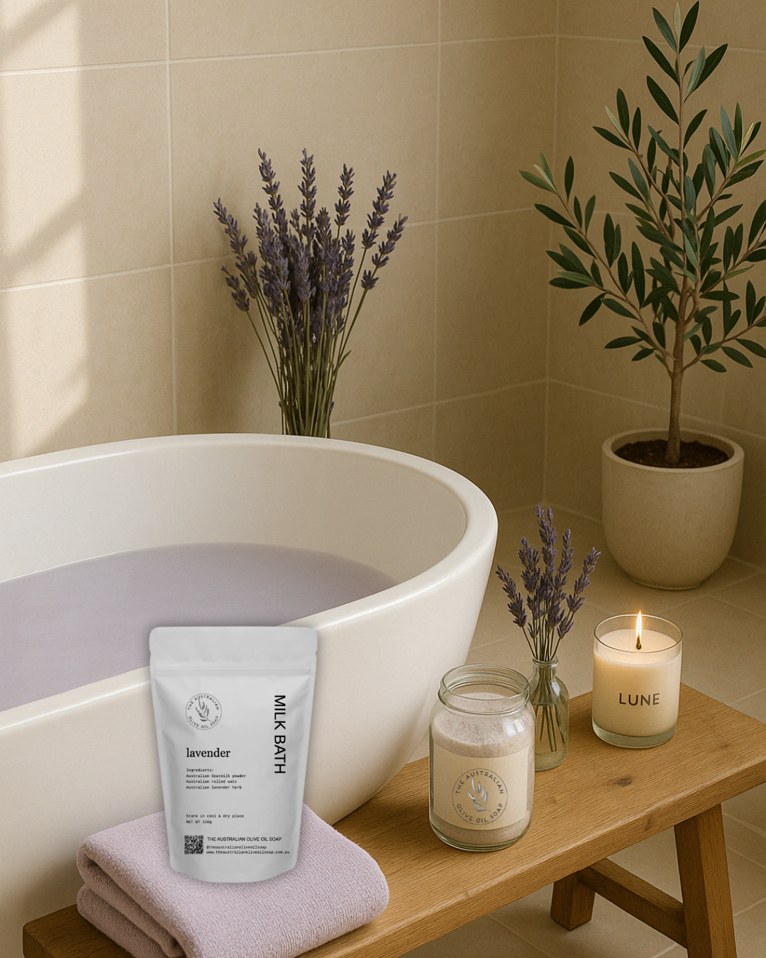 LAVENDER Milk Spa Bath