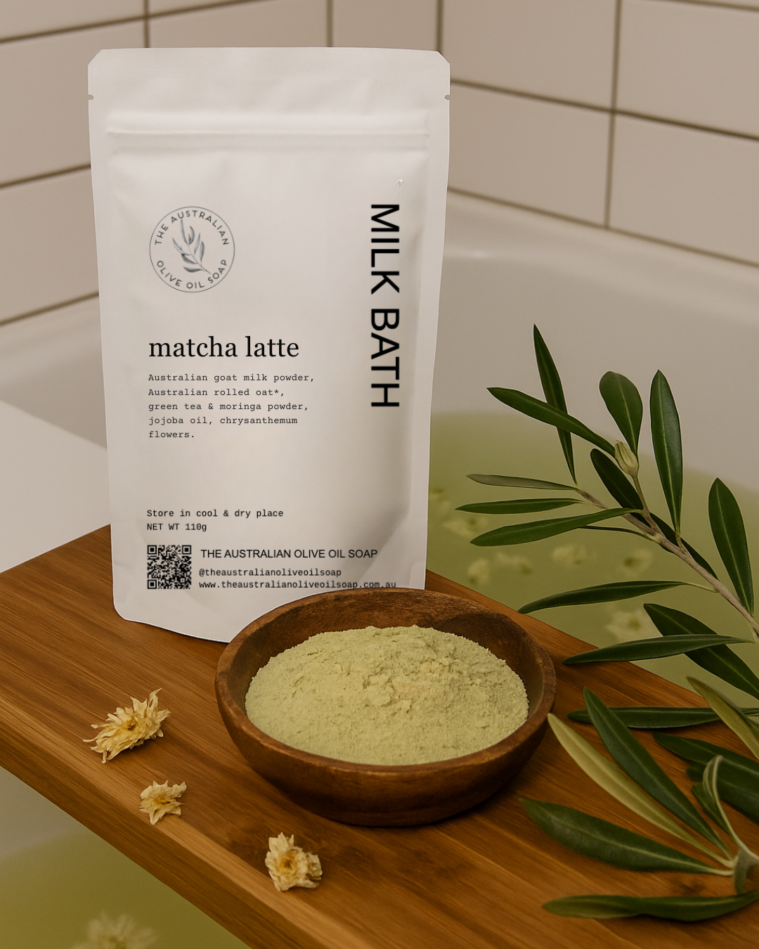 Matcha Latte Milk Bath