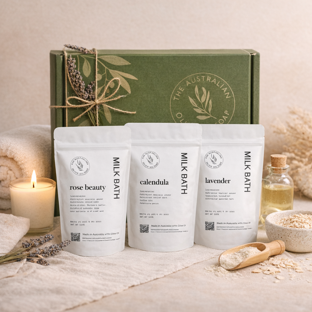 Botanical Milk Bath Trio Gift Set