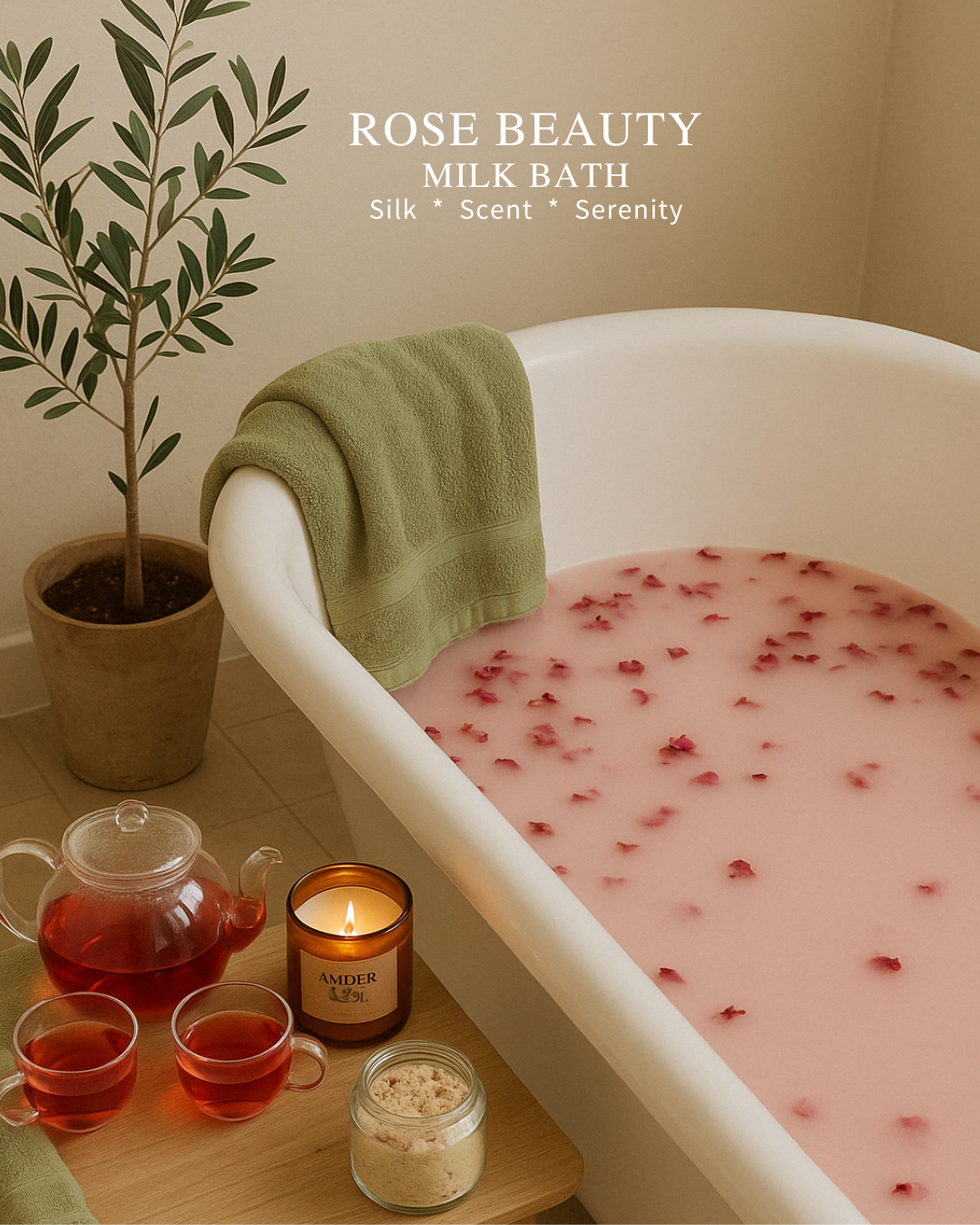 ROSE BEAUTY Luxurious Milk Bath