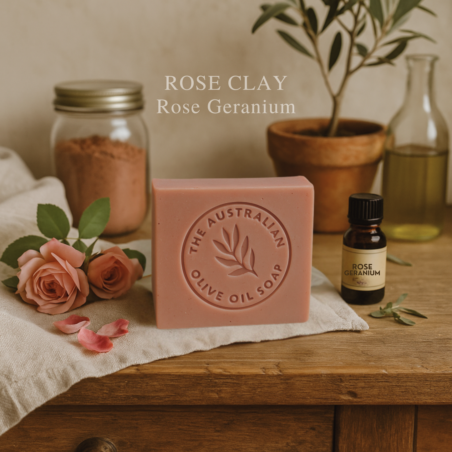ROSE GERANIUM Rose Clay