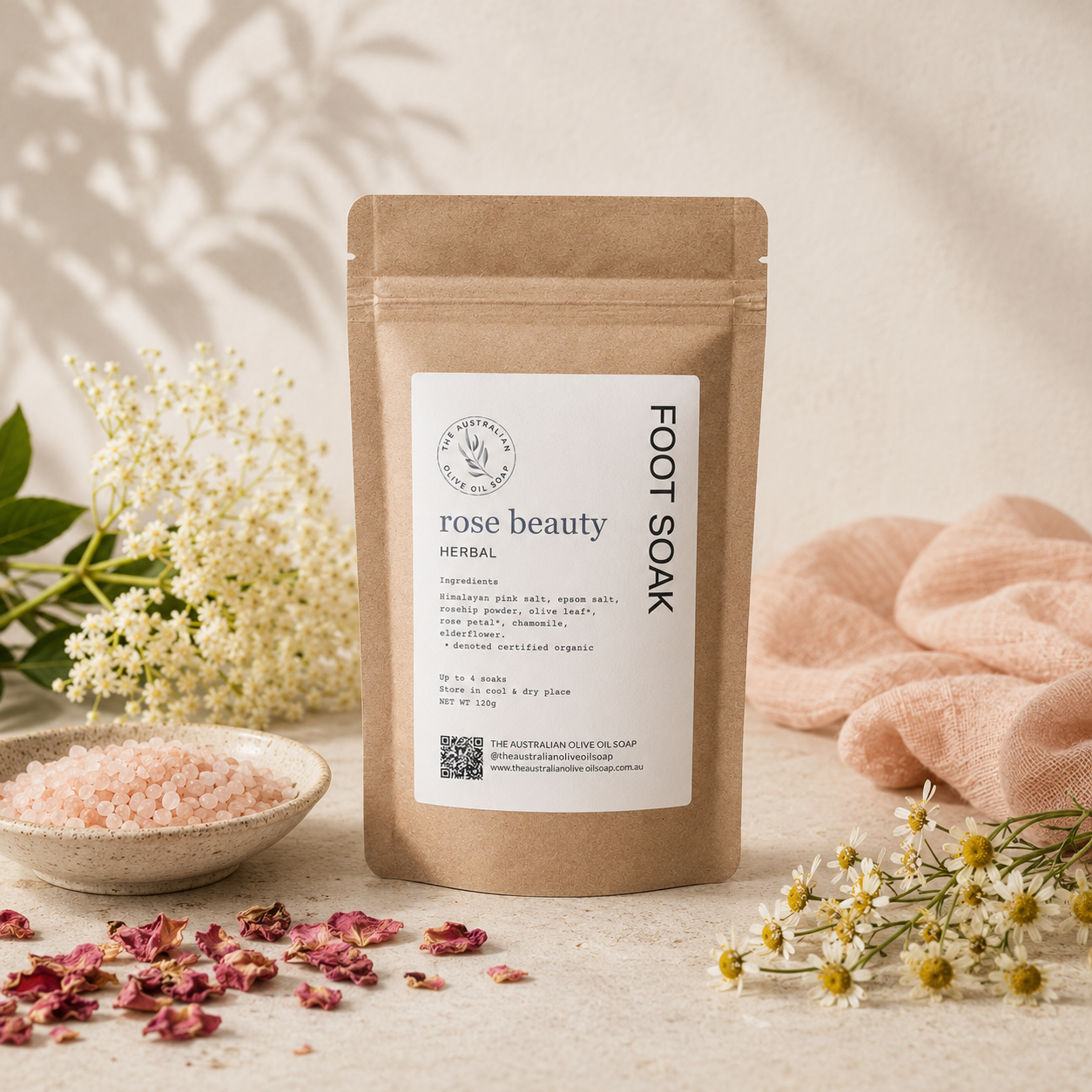 FOOT SOAK Rose Beauty