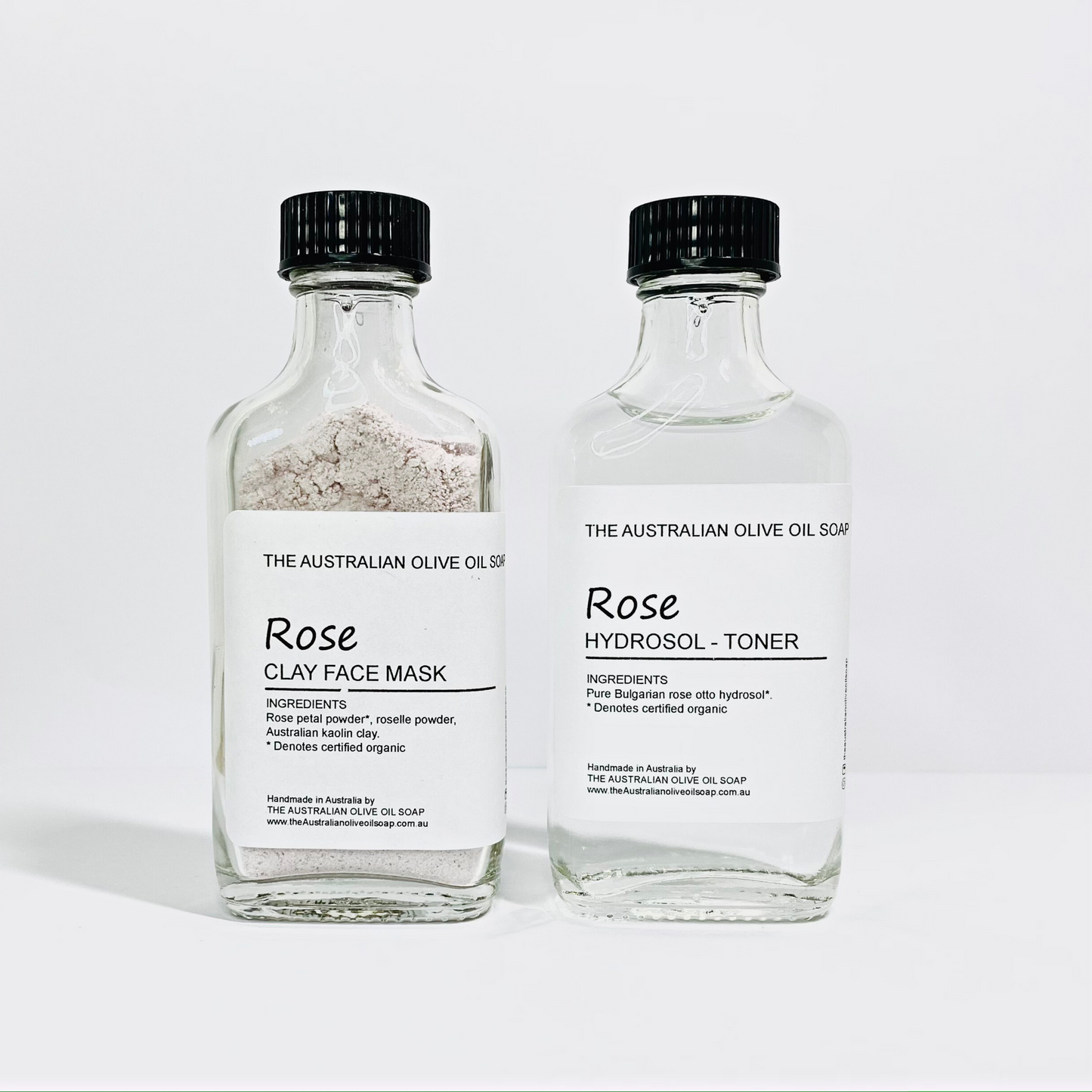 Rose Clay Face Mask and Rose Hydrosol