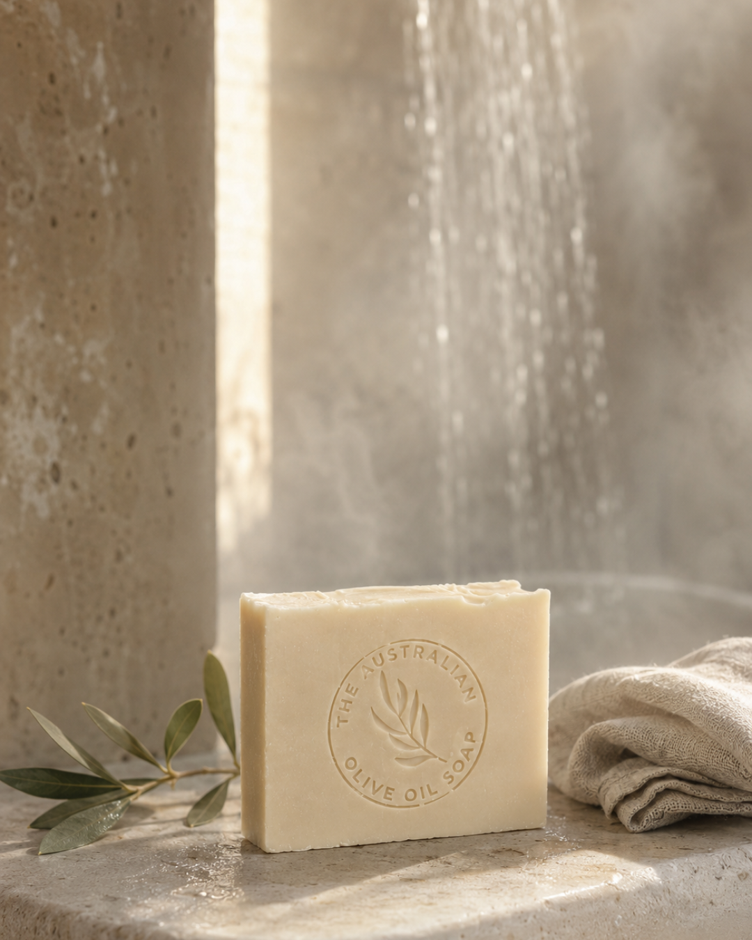 Time is an ingredient: How a 12-month cure turns honest olive oil soap into the gentlest bar for face, hair, and body.