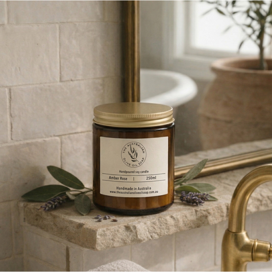 Amber Rose Soy candle