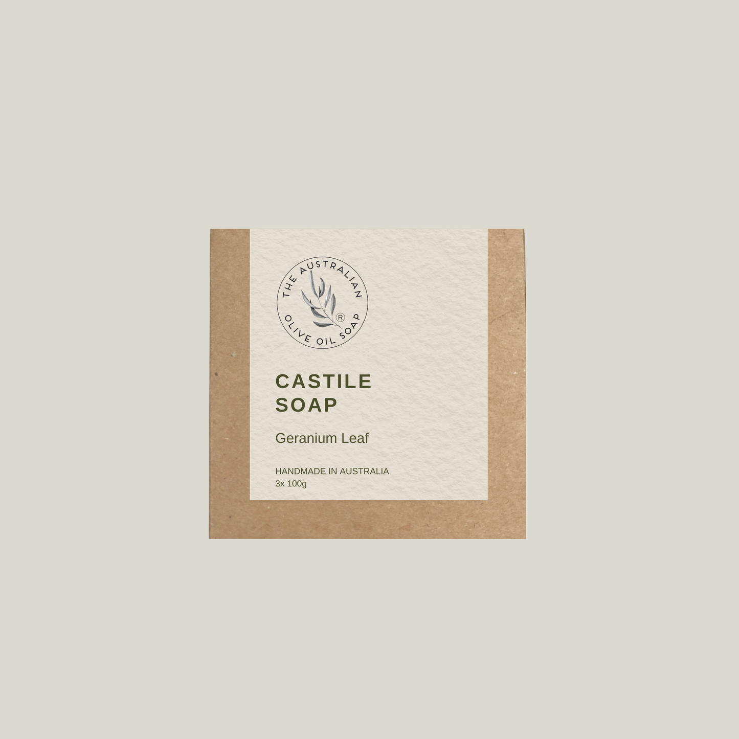 CASTILE SOAP Geranium Leaf