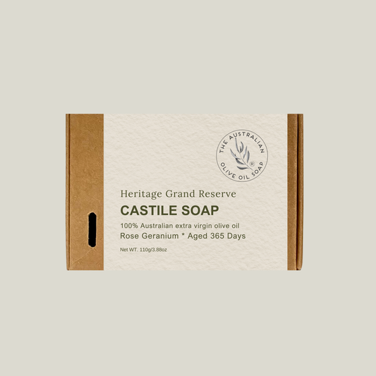 Heritage Reserve Olive Castile Soap | Rose Geranium Limited