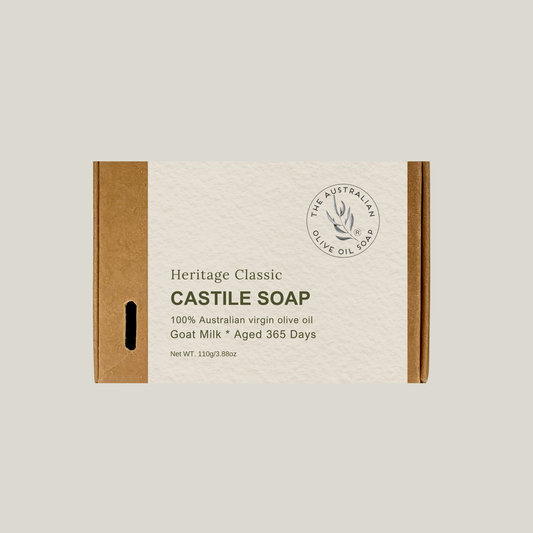Heritage Classic Olive Castile Soap — Goat milk Scent Free