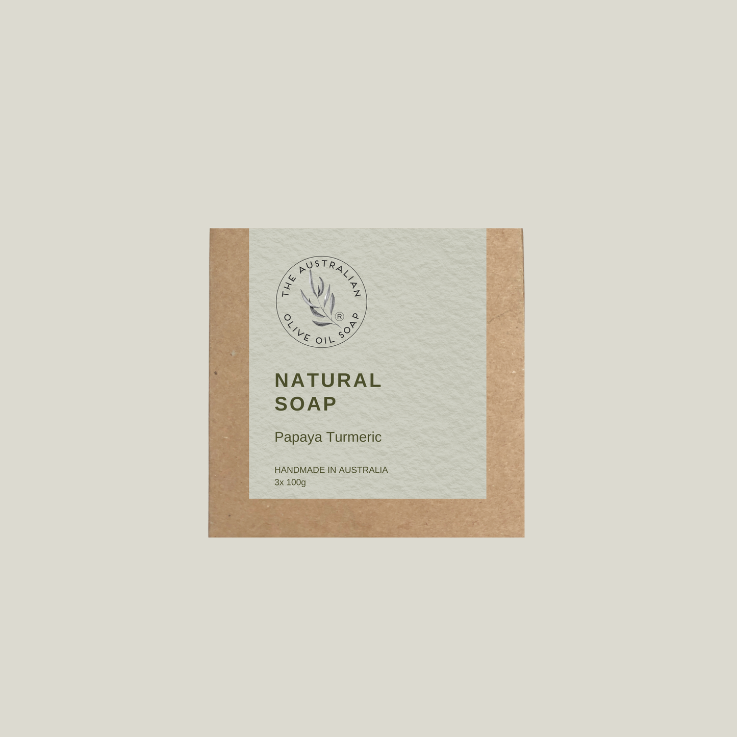 NATURAL SOAP Papaya Turmeric