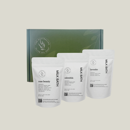 Botanical Milk Bath Trio Gift Set