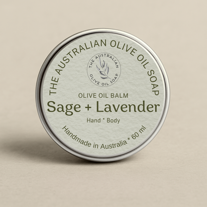 OLIVE OIL BALM Sage + Lavender