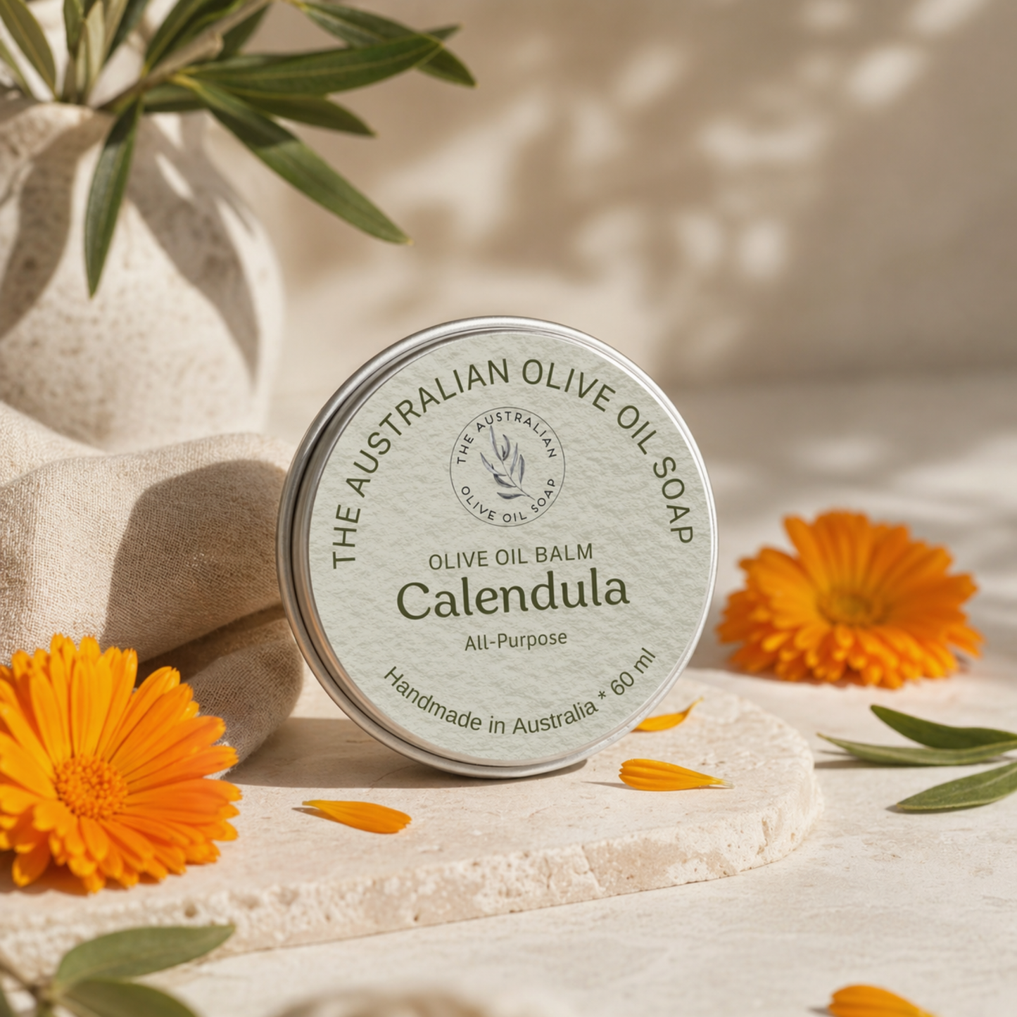 OLIVE OIL BALM Calendula Scent Free