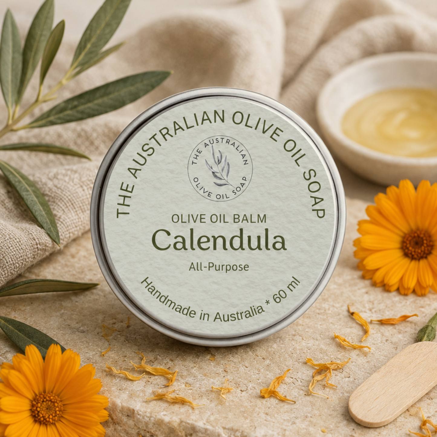 OLIVE OIL BALM Calendula Scent Free