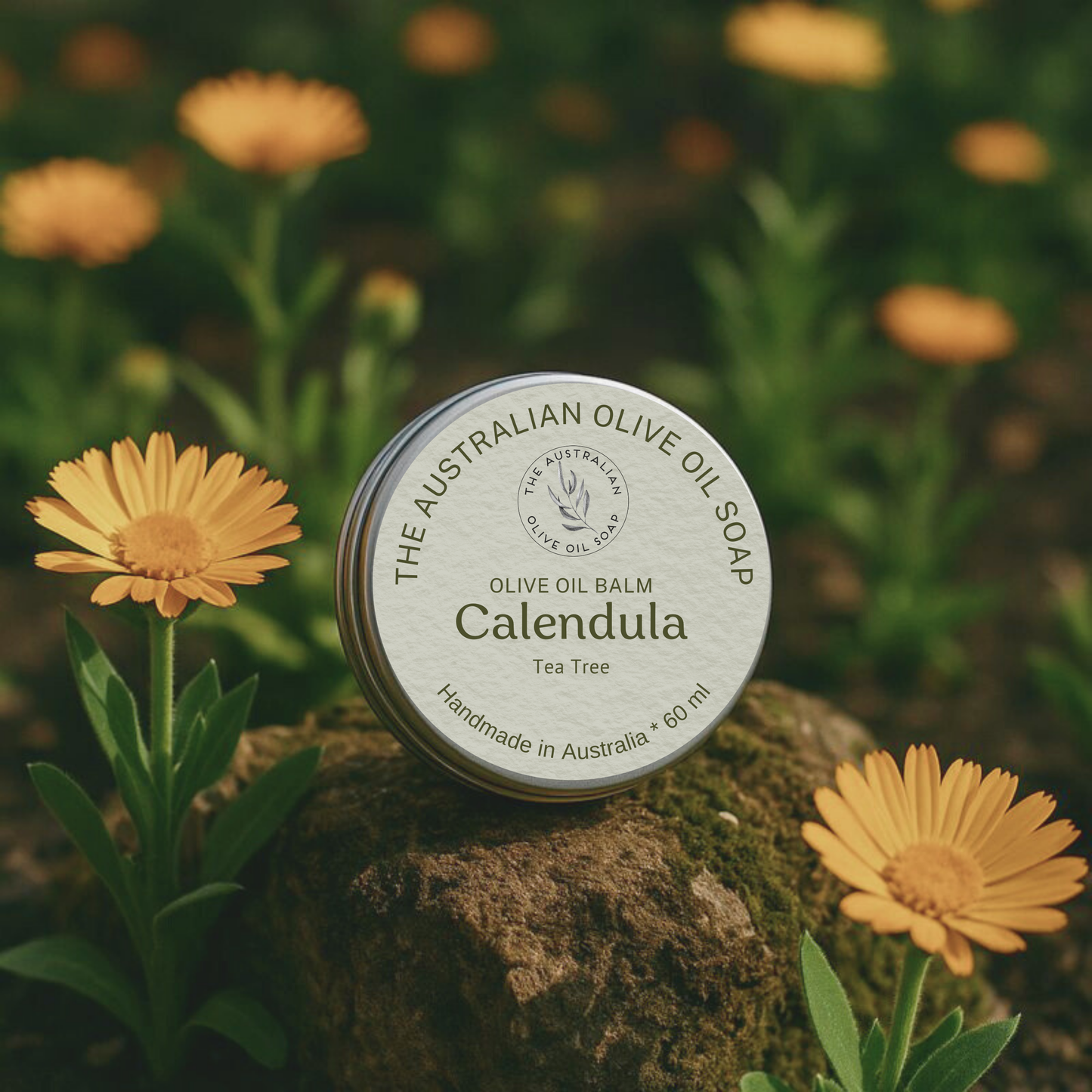 OLIVE OIL BALM Calendula Tea Tree