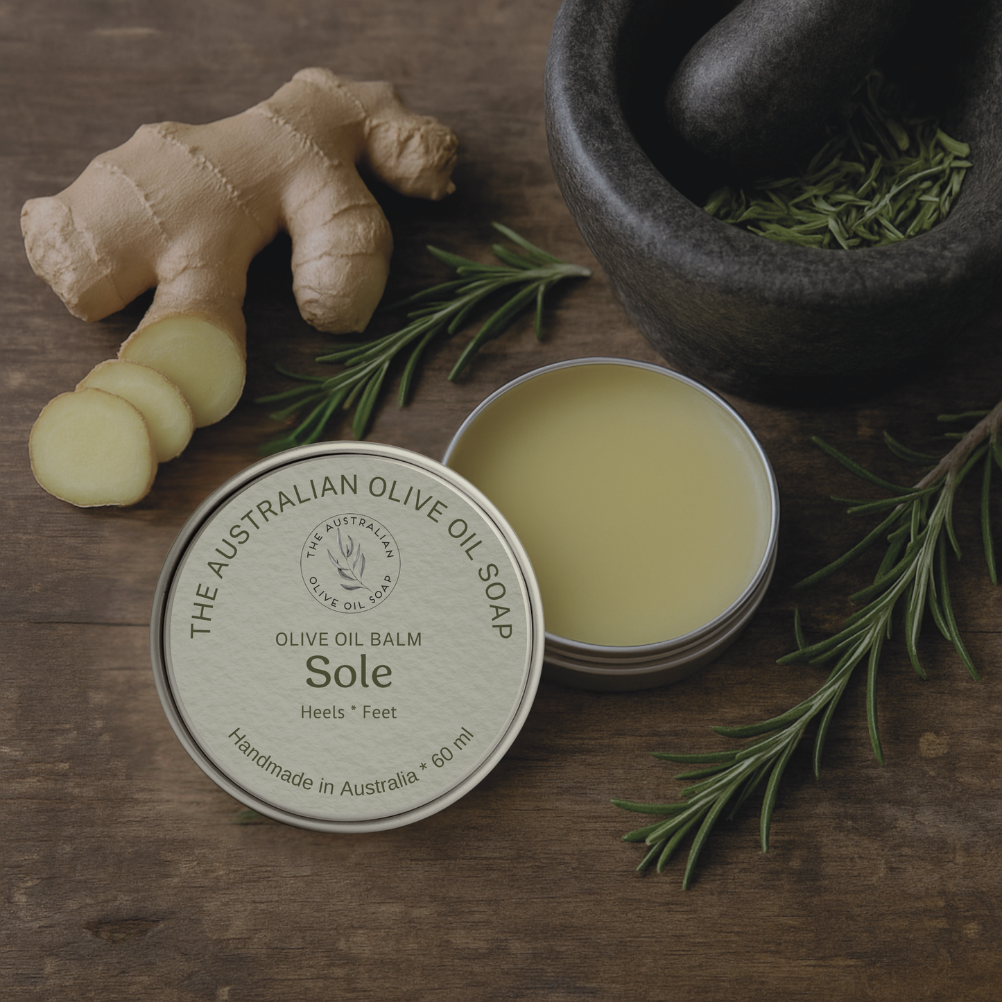 OLIVE OIL BALM Sole Heels + Feet