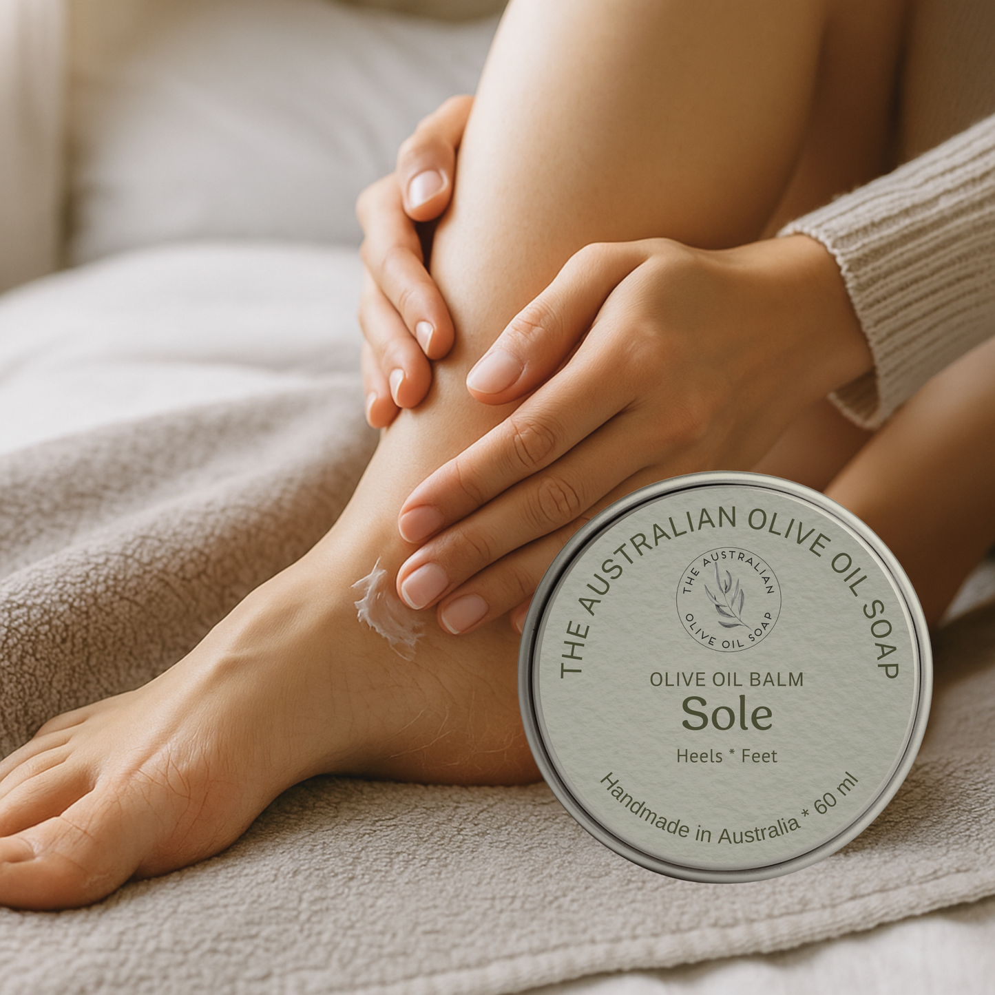 OLIVE OIL BALM Sole Heels + Feet