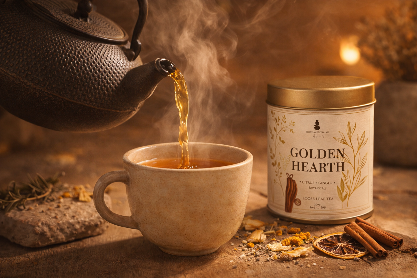 Golden Hearth Ritual Set