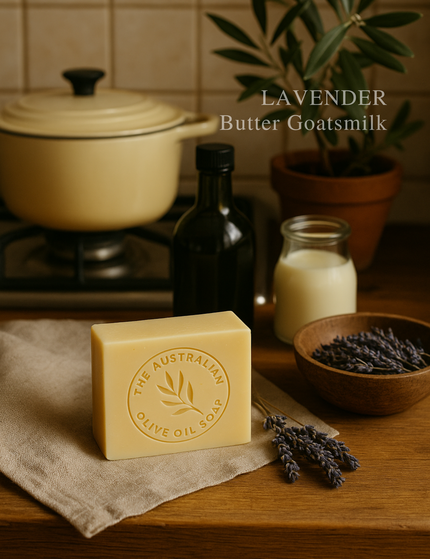 LAVENDER Butter Goat milk Soap