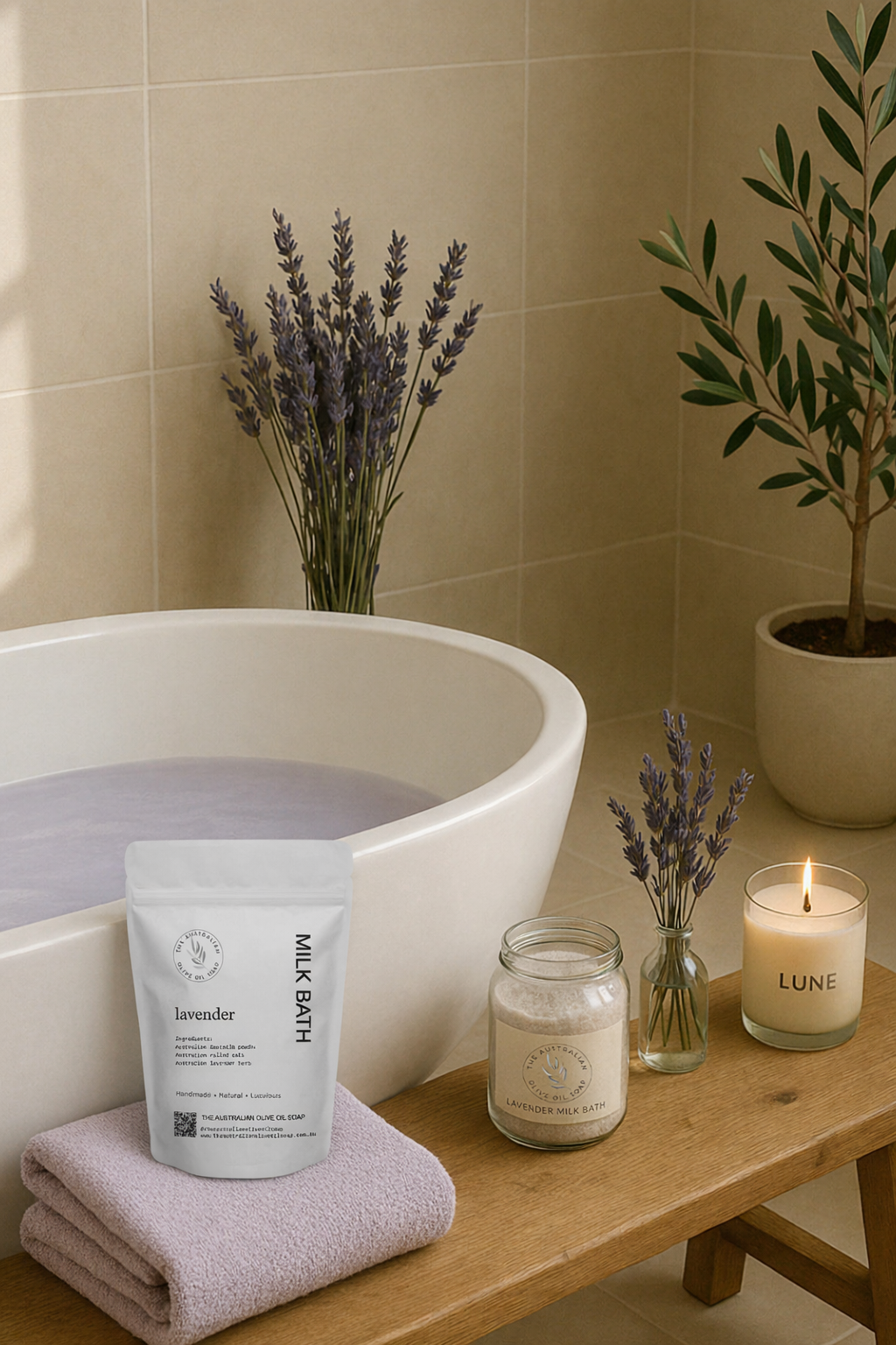 MILK BATH Lavender