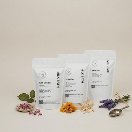 Botanical Milk Bath Trio Set