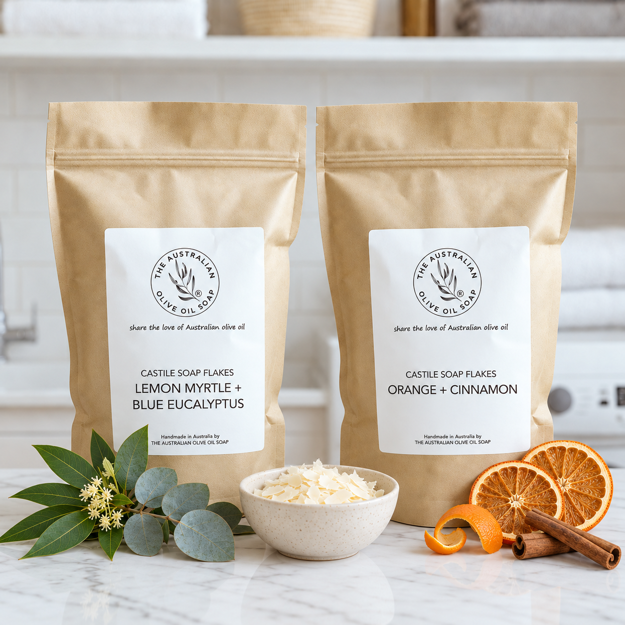 CASTILE SOAP Flakes Scented