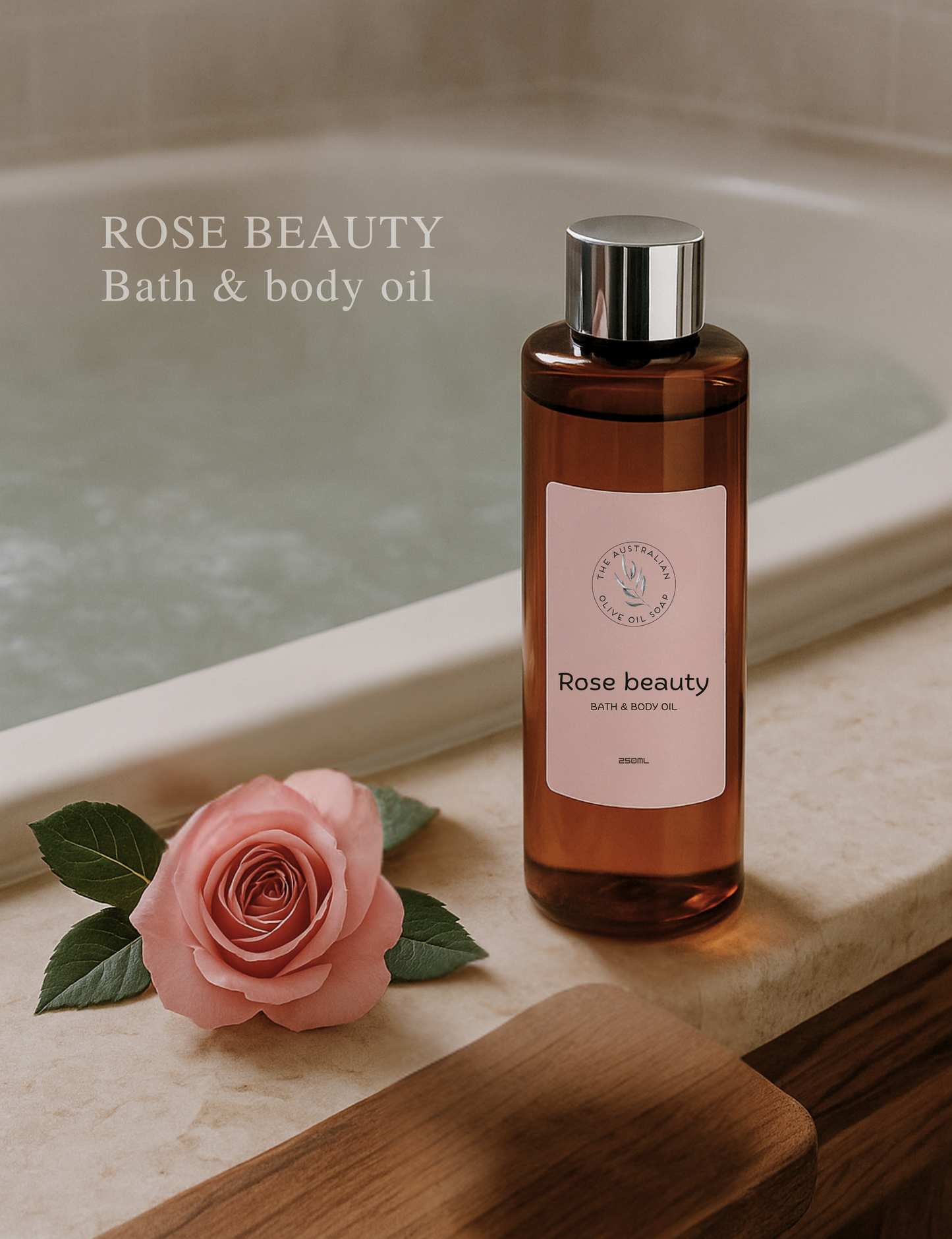 Rose Beauty Bath & Body Oil - Mature Skin