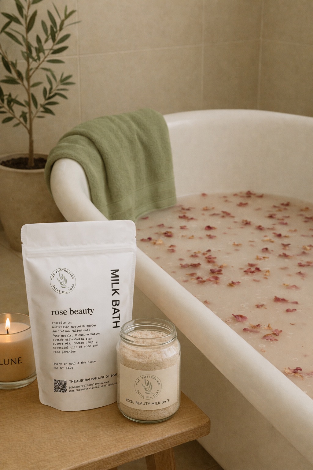 MILK BATH Rose Beauty