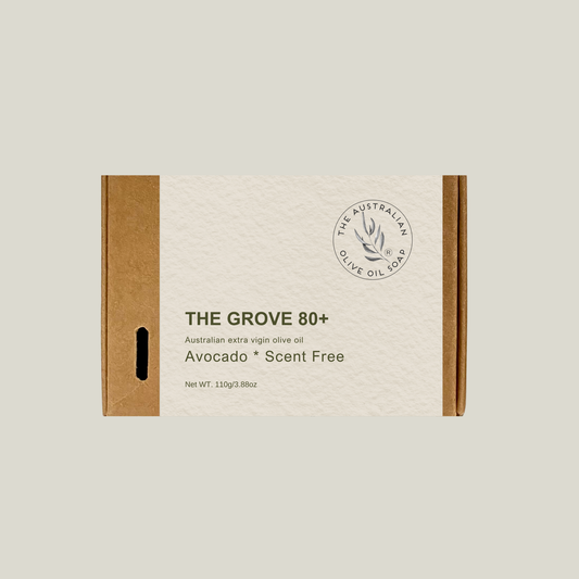 The Grove 80+  Avocado Olive & Cocoa Butter Soap