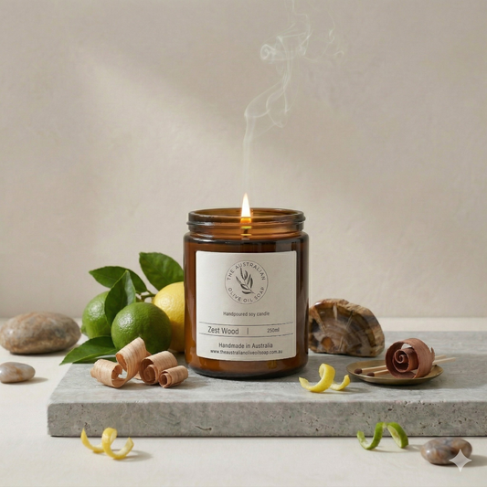 Zest wood Soy candle