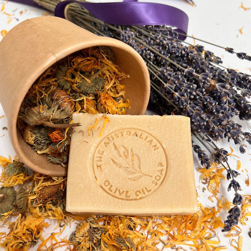 Calendula lavender soap - The Australian Olive Oil Soap