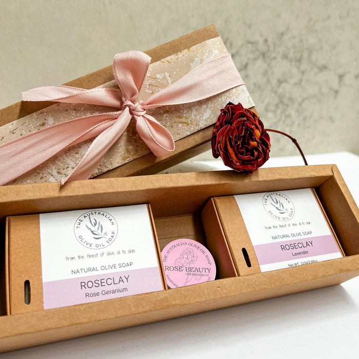 Gift her something sweet and feminine self care products. The Australian Olive Oil Soap  