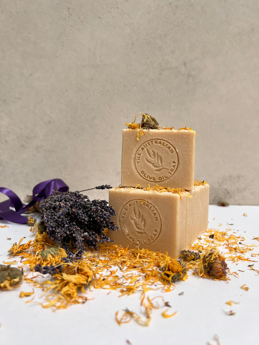 calendula lavender soap the Australian Olive Oil Soap