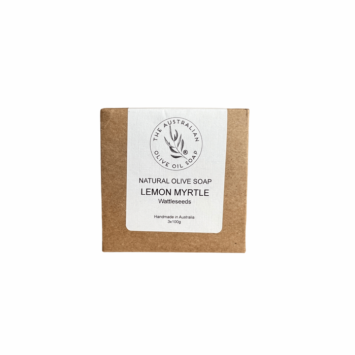 LEMON MYRTLE + wattle seeds Natural Soap